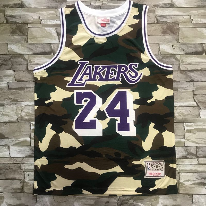 Men Los Angeles Lakers #24 Bryant Camo NBA Jersey->los angeles lakers->NBA Jersey